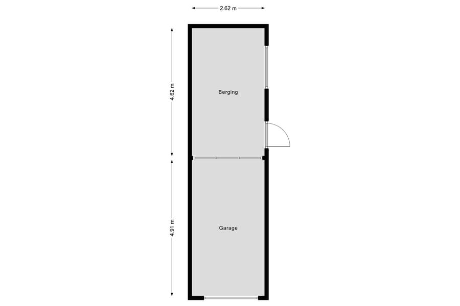 Floor plan – Berging – Detached Family Home near Wageningen University (WUR) | Renkum, Renkum