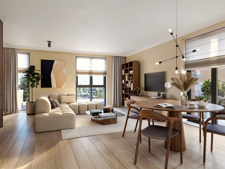 Foto van Hoekappartementen 2e-7e verdieping Galerijflat