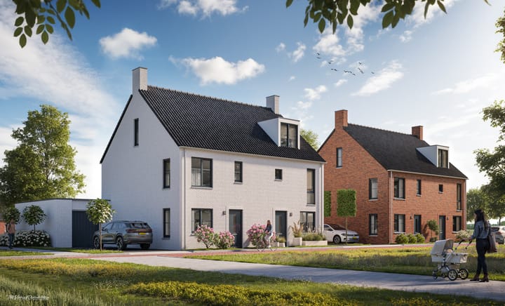 Foto van Twee-onder-één-kapwoning 2-onder-1-kapwoning