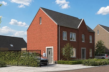 Halfvrijstaande gezinswoningen Type A1 (Bouwnr. 60)