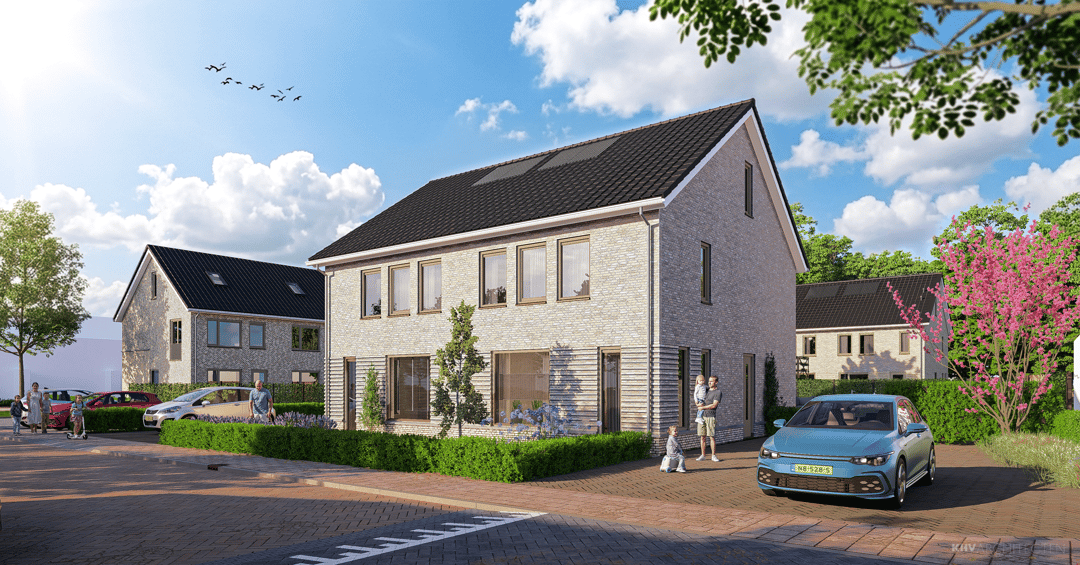 Photo 1 of Buitenom, Rutten (4 twee onder één kap woningen)