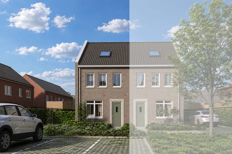 Halfvrijstaande gezinswoningen Type A3 (Bouwnr. 47)