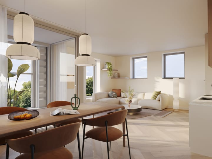 Foto van 2-kamer appartement | Type C2 | Sierlijke Dames Portiekflat