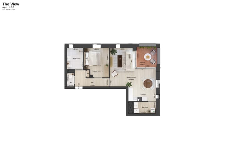Foto van Type B Portiekflat
