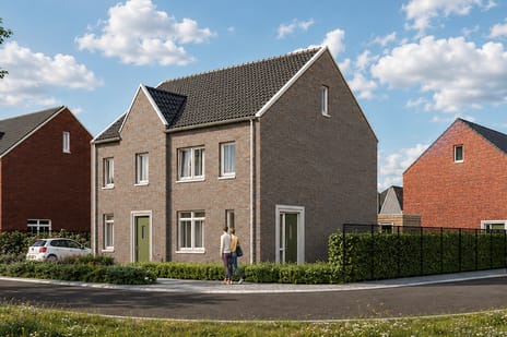 Halfvrijstaande gezinswoningen Type A1 (Bouwnr. 63)