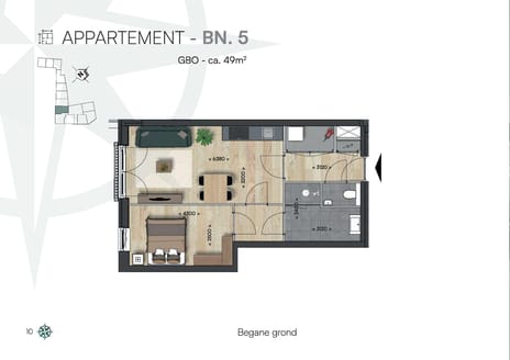 Appartement (Bouwnr. 5)