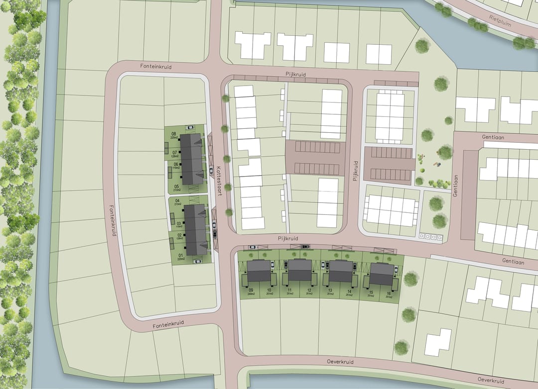 Foto 2 van Flore | 8 twee-onder-een-kapwoningen | 8 levensloopwoningen