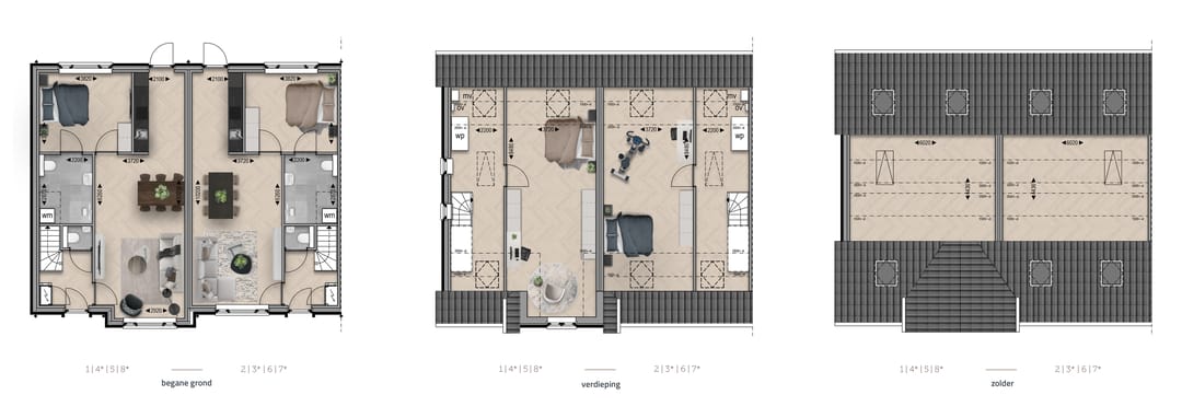 Foto 11 van Flore | 8 twee-onder-een-kapwoningen | 8 levensloopwoningen