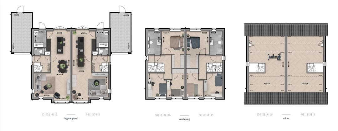 Foto 6 van Flore | 8 twee-onder-een-kapwoningen | 8 levensloopwoningen