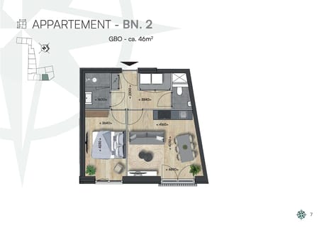 Appartement (Bouwnr. 2)