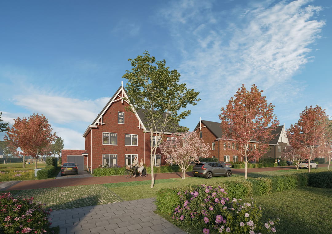 Foto 15 van Torensteepolder: 'De Kreek' -  de woningen