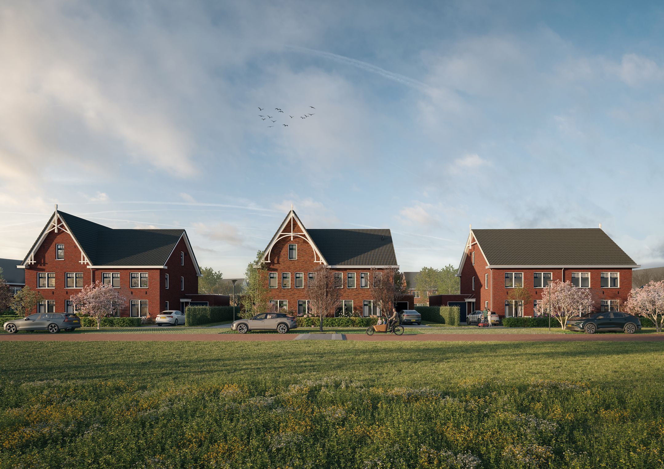 Foto 17 van Torensteepolder: 'De Kreek' -  de woningen