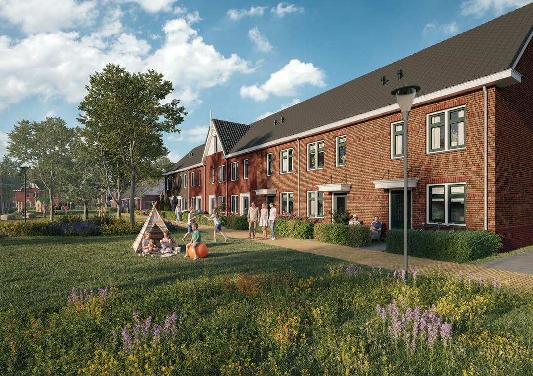 Foto 3 van Torensteepolder: 'De Kreek' -  de woningen