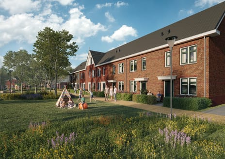 Foto 3 van Torensteepolder: 'De Kreek' -  de woningen