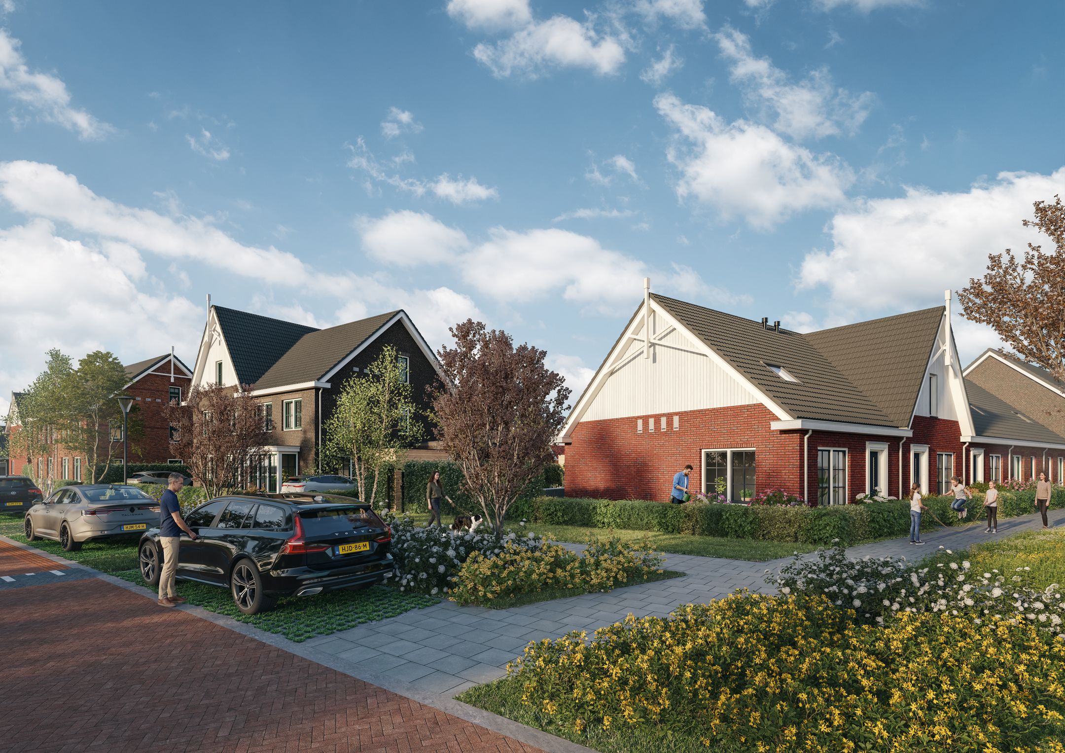 Foto 23 van Torensteepolder: 'De Kreek' -  de woningen