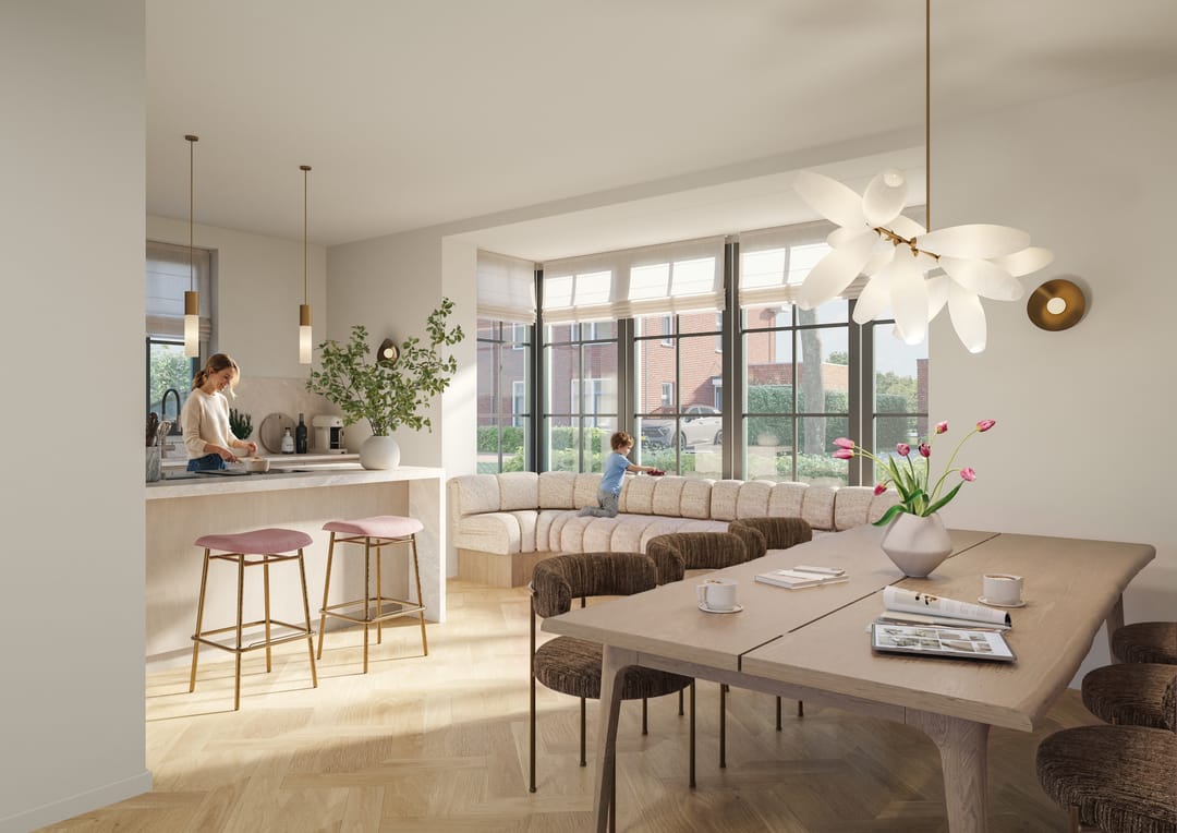 Foto 14 van Torensteepolder: 'De Kreek' -  de woningen