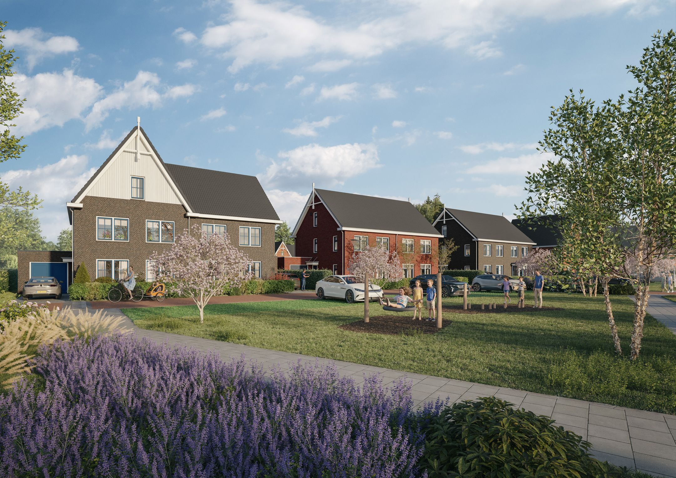Foto 22 van Torensteepolder: 'De Kreek' -  de woningen