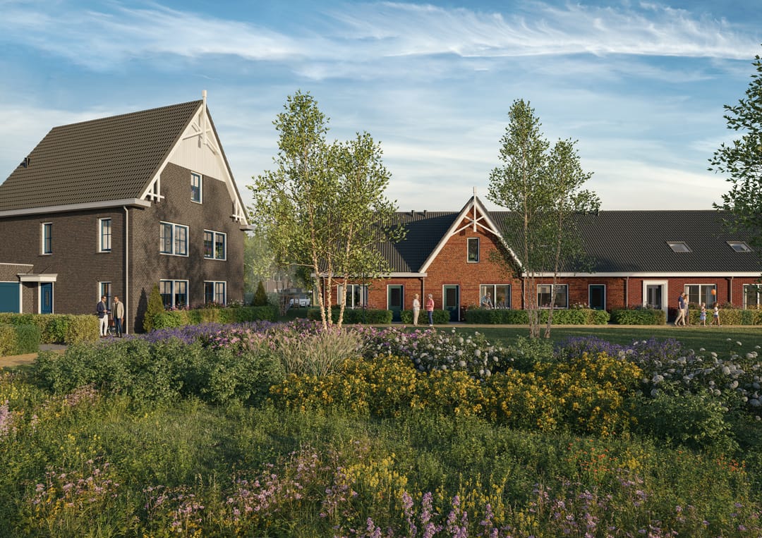 Foto 18 van Torensteepolder: 'De Kreek' -  de woningen