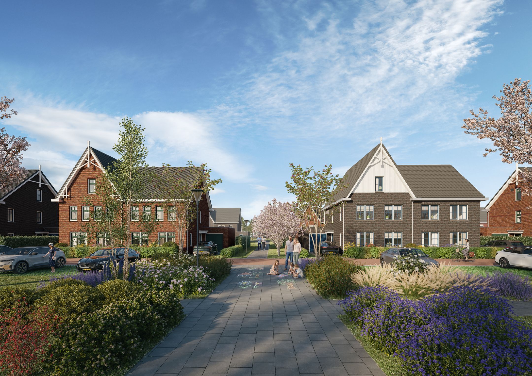 Foto 16 van Torensteepolder: 'De Kreek' -  de woningen