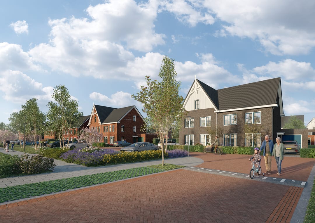 Foto 12 van Torensteepolder: 'De Kreek' -  de woningen