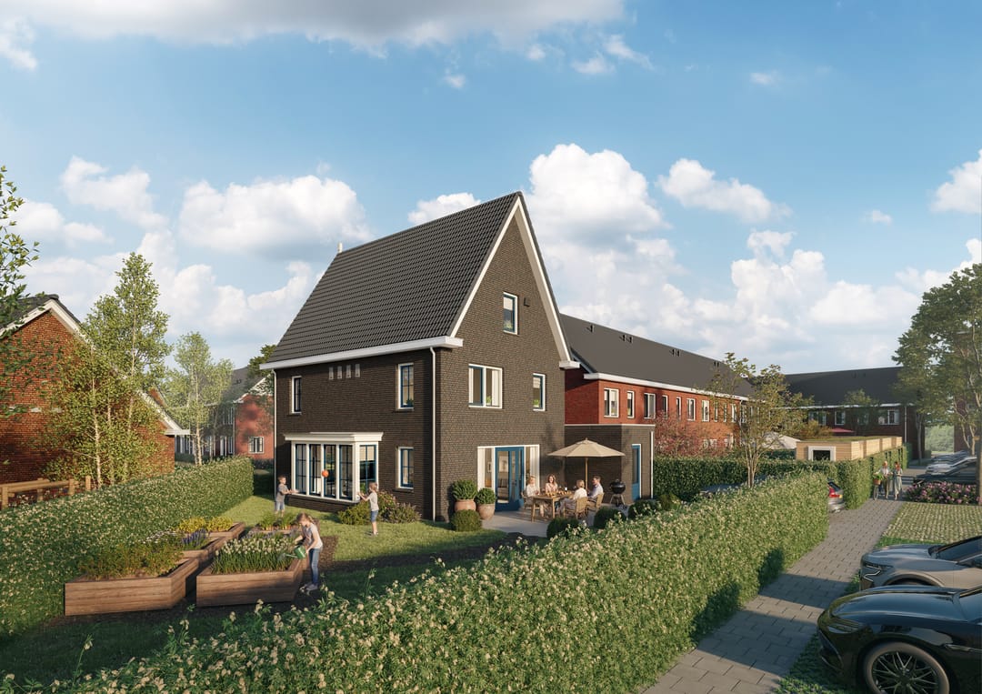 Foto 19 van Torensteepolder: 'De Kreek' -  de woningen