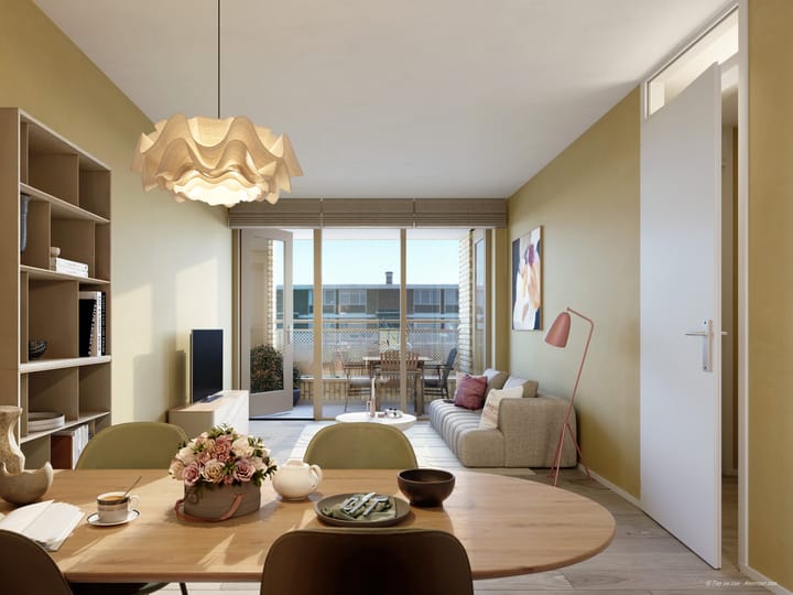 Foto van Dijkers Type H (3 kamerappartement) Galerijflat