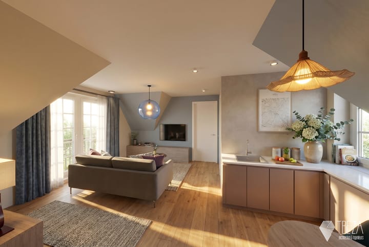 Foto van Type D nr 5 Portiekflat