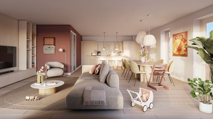 Foto van 4-kamer appartement Portiekflat