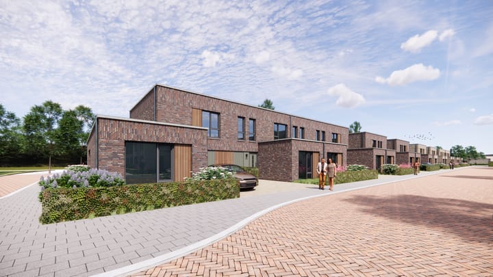Foto van Geschakelde bungalow (levensloopbestendig). Halfvrijstaande woning
