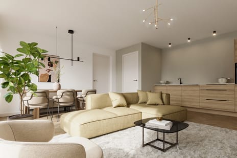 4 | 2-kamerappartement | Ledeganckstraat 1 (Bouwnr. 4)