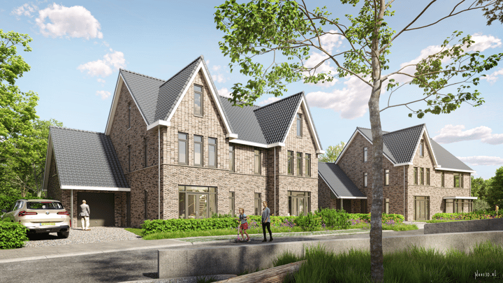 Foto van Half-vrijstaande villa's 2-onder-1-kapwoning
