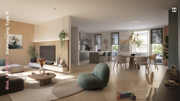 Foto van RISO | Stadswoning Type R/XL | BLOK B Tussenwoning