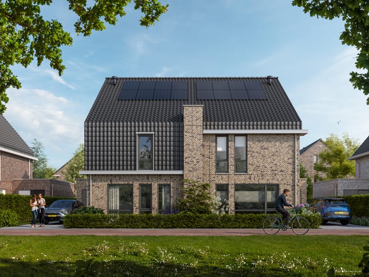 Foto van Twee-onder-één-kap woning 2-onder-1-kapwoning
