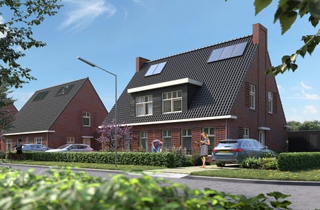 Twee-onder-één-kapwoning gezinsvariant (Bouwnr. 20)
