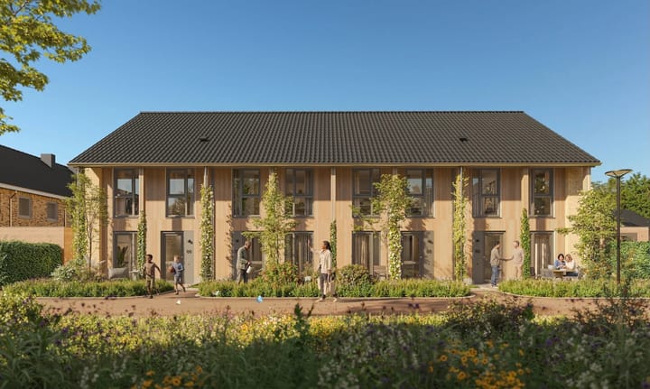Foto van Rijwoningen Hilberinkbosch type C1 en D1 Tussenwoning