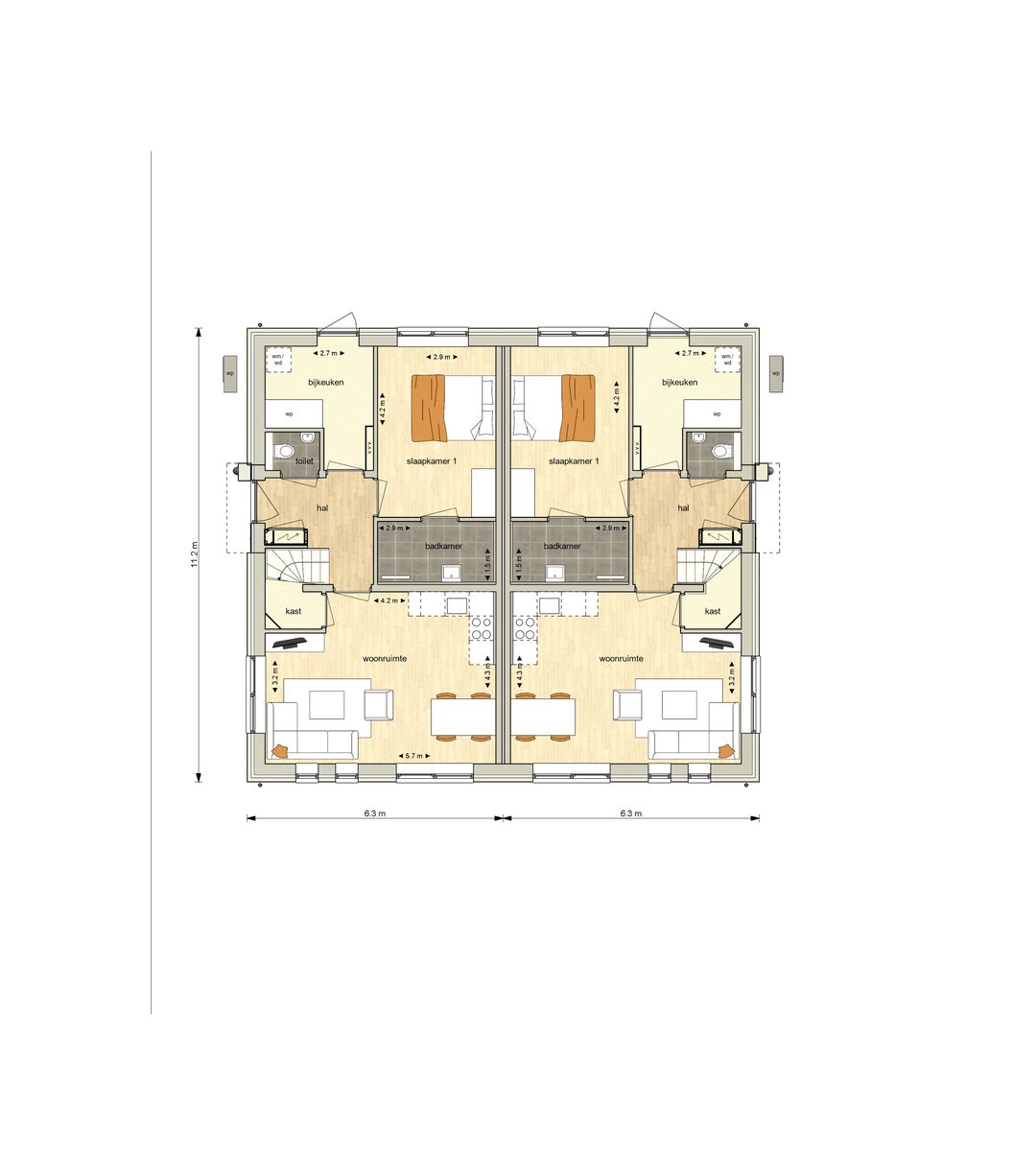 Photo 8 of De Lijster - Grootegast - 6 halfvrijstaande woningen