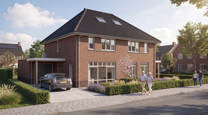 Foto van Twee onder één kap 2-onder-1-kapwoning