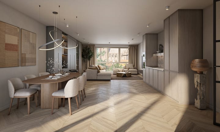 Foto van De Hofwoningen Portiekflat