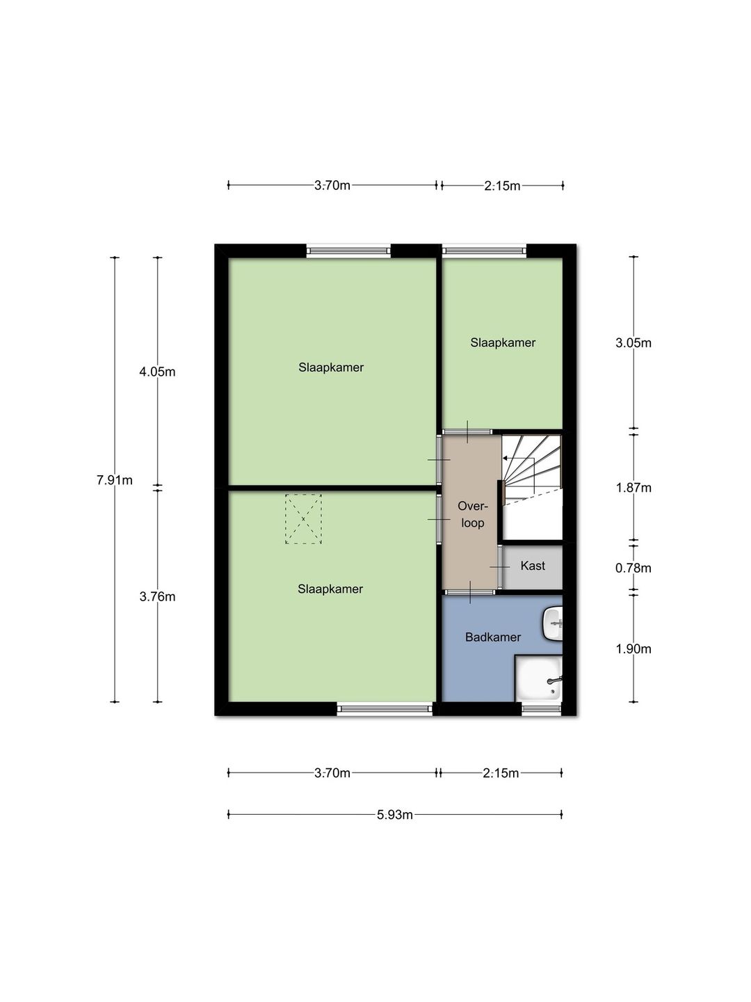 Foto 12 van Fontainebleau-, Finistere- en Neverslaan