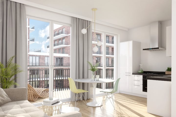 Appartementen vanaf 49 m² tot 60 m²