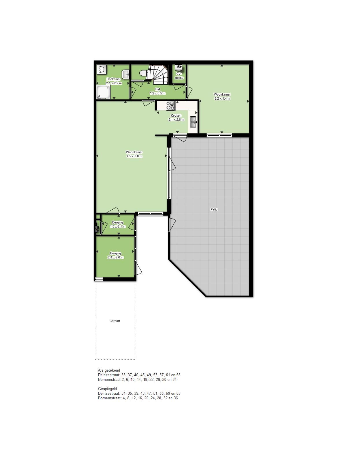 Foto 4 van Deinzestraat / Bornemstraat