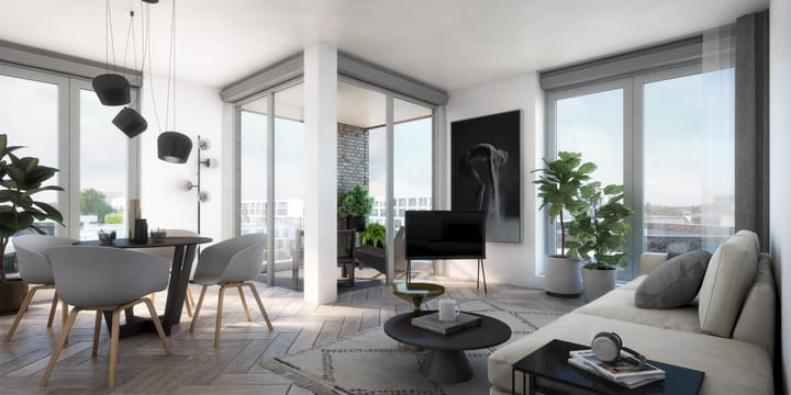 Foto van 3-kamer appartement Portiekflat