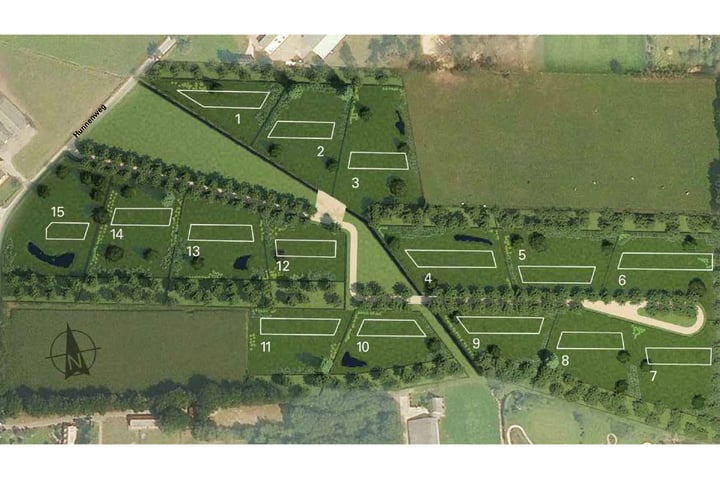 Landgoed Prinsenbosch, 15 bouwkavels voor luxe villa's