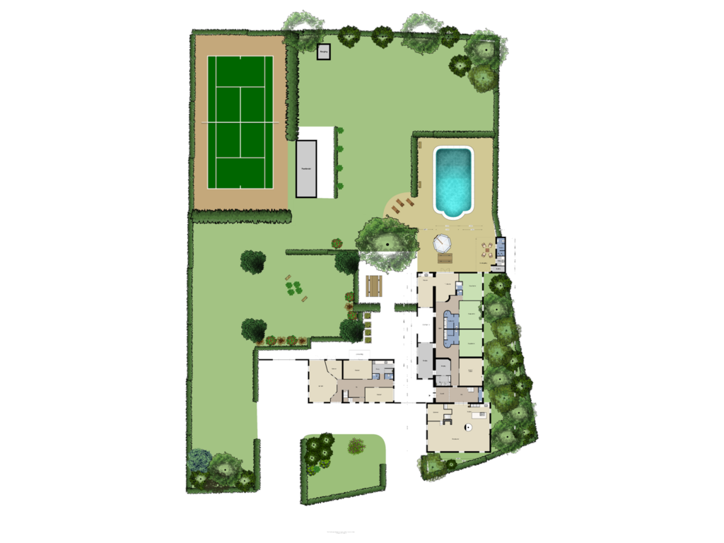 Bekijk plattegrond van Begane grond - tuin van Boekelseweg 26