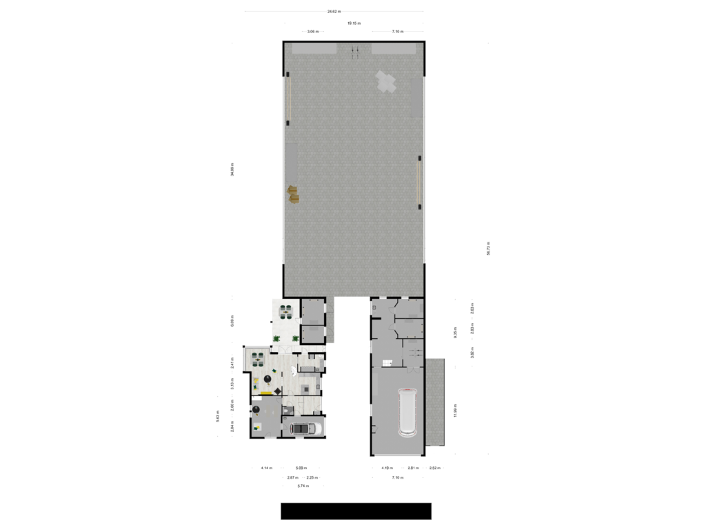 Bekijk plattegrond van Begane grond van Nijverheidsweg 14