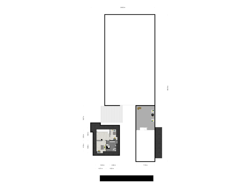 Bekijk plattegrond van 1e Verdieping van Nijverheidsweg 14