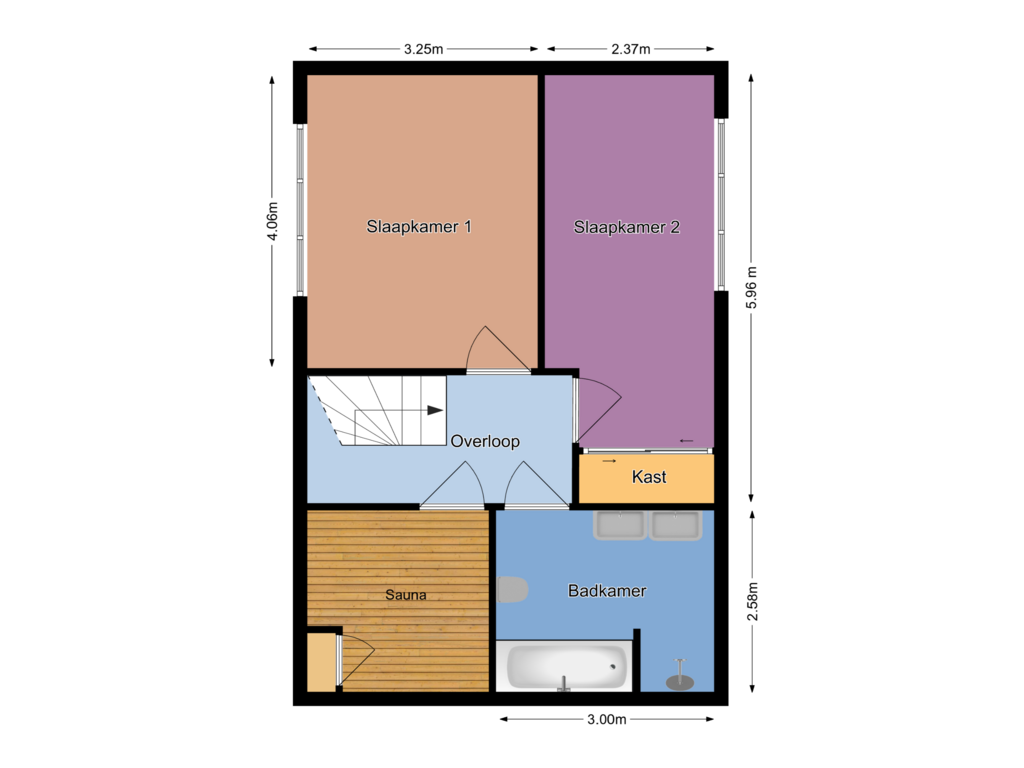 Bekijk plattegrond van Souterrain van Burgemeester Peecklaan 8-HUIS 4