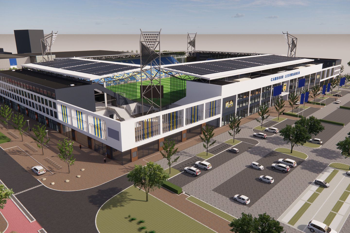 Bekijk foto 1 van Stadionplein (commercieel Cambuurstadion)