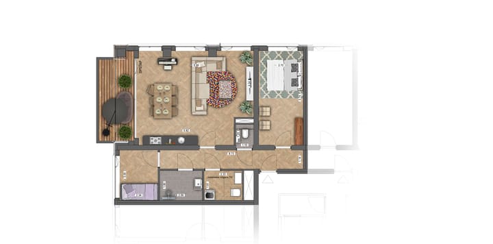 Foto 11 van Appartement M3 (Bouwnr. 49)