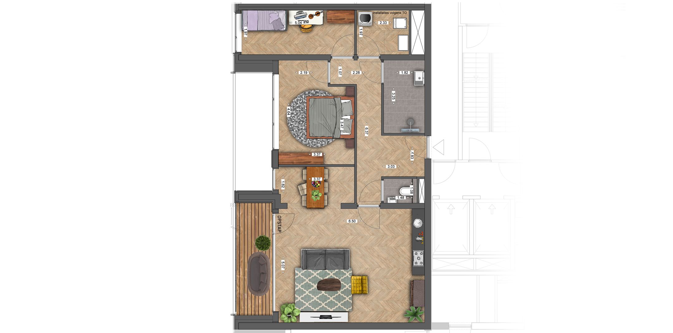 Foto 12 van Appartement M4 (Bouwnr. 51)